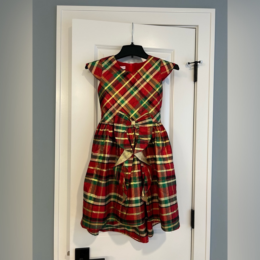 Bonnie Jean Plaid Holiday Dress
